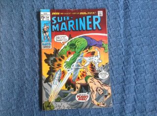 Marvel Comics: The Sub - Mariner,  Silver Surfer & Hulk February 1971 Issue 34