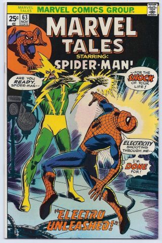 Marvel Tales 63 Nm - 9.  2 Bronze Age Spider - Man