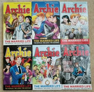 Archie Married Life Complete Series Books 1 - 6 Veronica Betty Judhead Riverdale