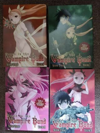 Dance in the vampire bund manga,  Vol.  1,  2,  4 - 10,  12,  13 3