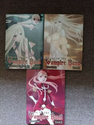 Dance in the vampire bund manga,  Vol.  1,  2,  4 - 10,  12,  13 4