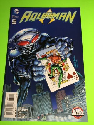 Dc Comics Aquaman 49 Neal Adams Variant Black Manta Batman 251 Joker Homage