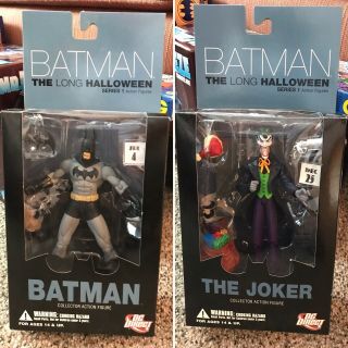Dc Direct The Long Halloween Batman And Joker Action Figures