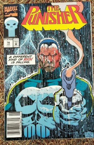 The Punisher 76 Marvel Comics Australian Price Variant