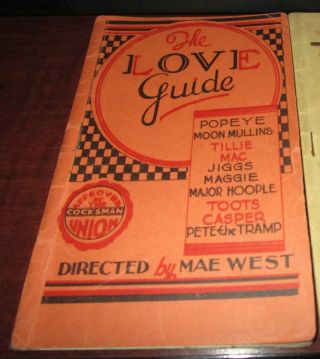 Vintage Tijuana Bible The Love Guide Directed By Mae West.  And The Proffessor