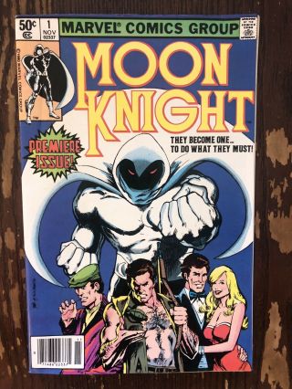 Moon Knight 1 (1st Series) First Ongoing Solo Title Disney,