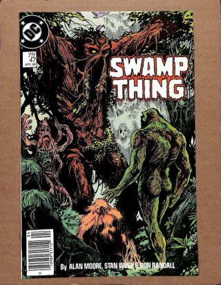 The Saga Of Swamp Thing 47 - Near 9.  8 Nm - Dc Shop Our Comics
