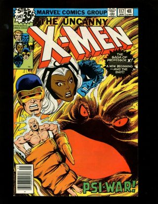 X - Men 117 Vf Byrne Austin 1st Shadow King Origin Prof X Partial Origin Storm