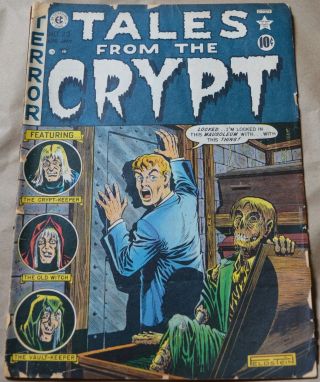 Tales From The Crypt 23 (ec,  1951) Classic Feldstein Cover.  Golden Age Horror