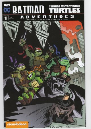 Batman Teenage Mutant Ninja Turtles Adventures 1 Comic Block