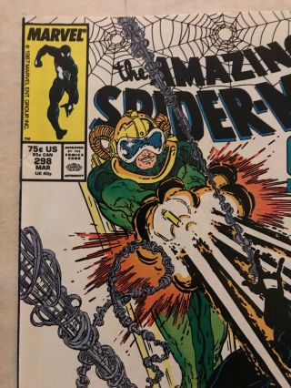 The Spider - Man 298 (Mar 1988,  Marvel) First MacFarlane On Spider Man $1 2