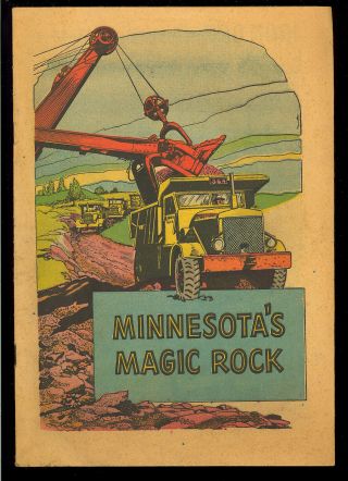 Minnesota’s Magic Rock Nn Not In Guide Giveaway Promo Comic 1950’s Vg,