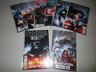 Thanos Imperative 1 - 6 (complete 2010 Series),  Ignition Devastation 1 2 3 4 5 6
