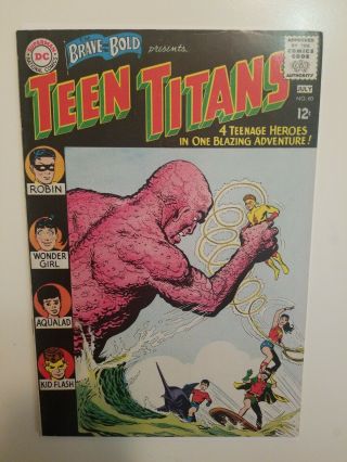 Brave And The Bold 60 Fn/fn,  1st Appearance Donna Troy Teen Titans Fine Fine,