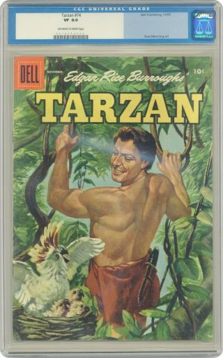 Tarzan (dell/gold Key) 74 1955 Cgc 8.  0 0018346026