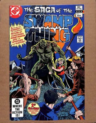 The Saga Of Swamp Thing 1 - Near 9.  8 Nm - Dc Shop Our Comics