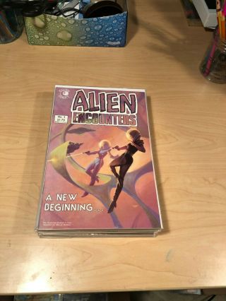 Alien Encounters 1,  2,  4,  6,  10,  12,  14 Some Never Read Bag N Board Eclipse