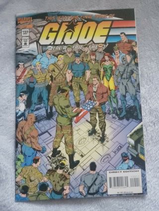 Marvel Comics Gi Joe Last Issue 155 Scarce Low Print Run W/ Subscription 1994