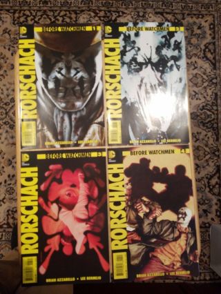 Before Watchmen Rorschach 1 2 Variant 3 Variant 4 Complete (2012) Nm/vf