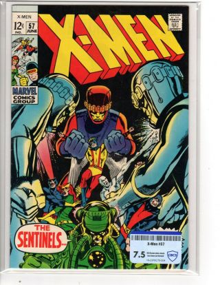 X - Men 57 Graded 7.  5 & X - Men King - Size Special 1 1970