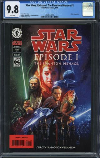 Star Wars: Episode I - The Phantom Menace 1 Cgc 9.  8 Fleming Obi - Wan Kenobi