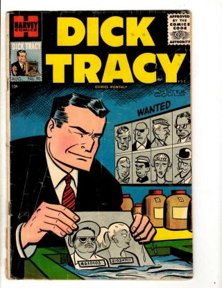 Dick Tracy 90 Vg Harvey Golden Age Comic Book Chester Gould Cover Art Jl28