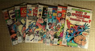 Marvel Comic / What If? / Nos.  1,  2,  4,  5,  6,  13,  21 / Set Of 7 / 1970s