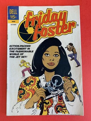 Friday Foster 1 (1972) Vintage Dell African American Woman Comic Book