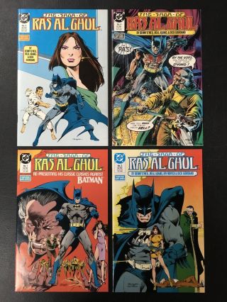 The Saga Of Ra’s Al Ghul 1 - 4 (1988) Dc Comics Batman Denny O’neil
