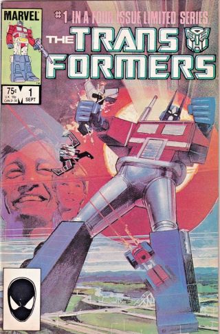Transformers 1 Vf/nm 1984 Marvel Comics
