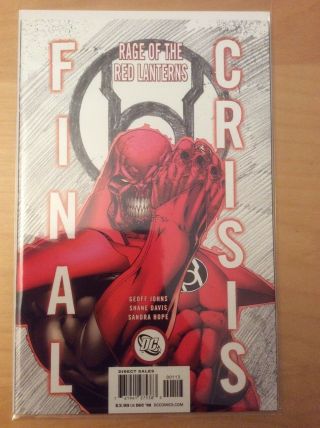Final Crisis: Rage Of The Red Lanterns 1,  Nm (9.  2 - 9.  4),  Rare 3rd Third Print