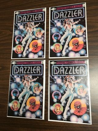Dazzler 1 Error Variant,  4 Copies.  Uncirculated Nm 1981 X - Men Htf