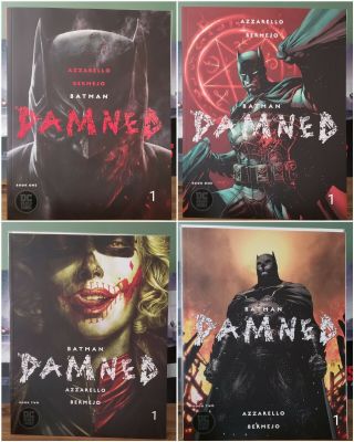 Batman Damned 1 Cover A&b Nm/nm,  And 2 Cover A&b Nm/nm, .