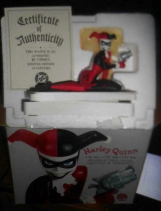 Dc Direct Harley Quinn Cold Cast Bruce Timm Le 2000 1st Release 5947/6000