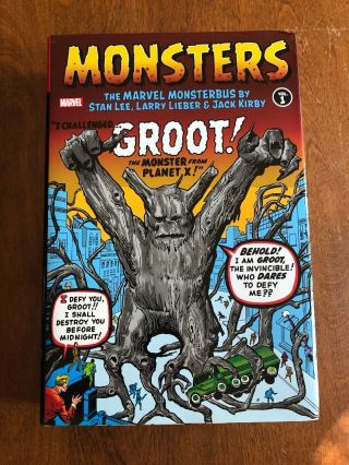 Marvel Monsterbus Monsters Volume 1 Omnibus Hc Stan Lee Jack Kirby Groot