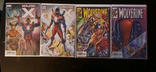 Major X 2 3 Wolverine 154 155 Rob Liefeld Marvel Nm