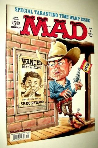 Mad No 9 Oct 2019 Tarantino Once Upon A Time In Hollywood Leo Dicaprio Time Warp