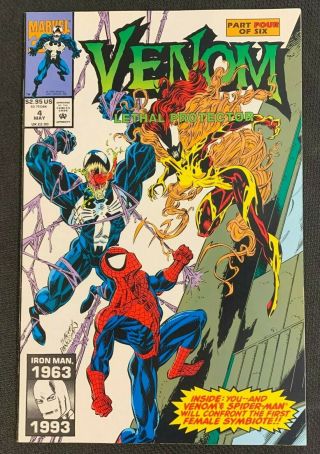 Marvel Comics Venom Lethal Protector 4 1st Female Symbiote Scream Nm 9.  4