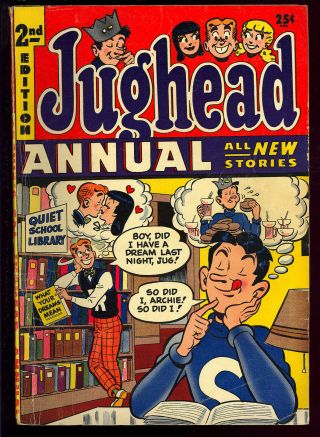 Jughead Annual 2 Pre - Code Golden Age Archie Giant Comic 1954 Vg -