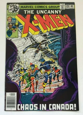Uncanny X - Men 120 - 1st Alpha Flight Vindicator Team Marvel Comics (vf/nm)