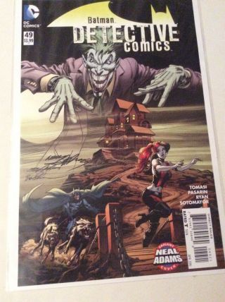 Neal Adams Signed Harley Quinn Joker Batman Print 13x19 Poster