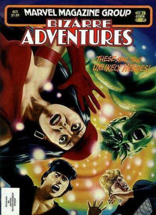 Bizarre Adventures 28 In Very Fine, .  Marvel Comics [ Vr]