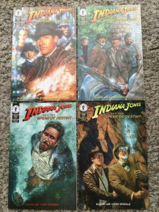 Indiana Jones And The Spear Of Destiny 1 - 4 Complete Set 1 2 3 4