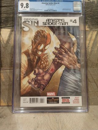 Spider - Man 4 [2014,  Marvel] Cindy Moon Becomes Silk,  Cgc 9.  8