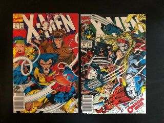 Marvel Comics 1991 X - Men 4&5 1st Full Appearance Omega Red Wolverine Nm/vf
