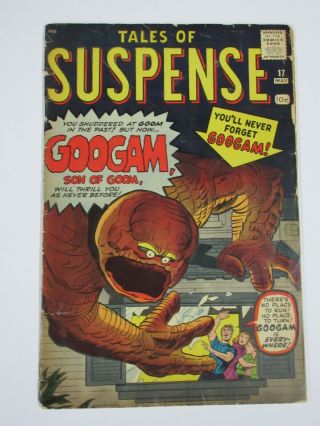 Tales Of Suspense 17 (atlas/marvel,  5/1961) Fair (fr) Split Cover