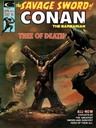 The Savage Sword Of Conan 5 (1974 Marvel Series) Very Fine Or Better