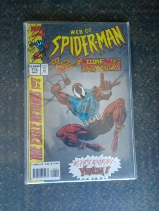 Web Of Spider - Man (1985 Series) 118 In Near.  Marvel Comics