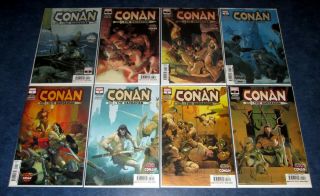 Conan The Barbarian 1 2 3 4 5 6 7 8 1st Print Set Marvel Comic 2019 Jason Aaron