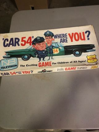 1961 Car 54’ Where Are You Board Game